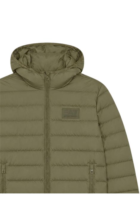 Green padded children's jacket EMPORIO ARMANI | 7B000401VERDE
